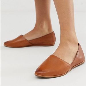 ALDO Blanchette leather flats in tan